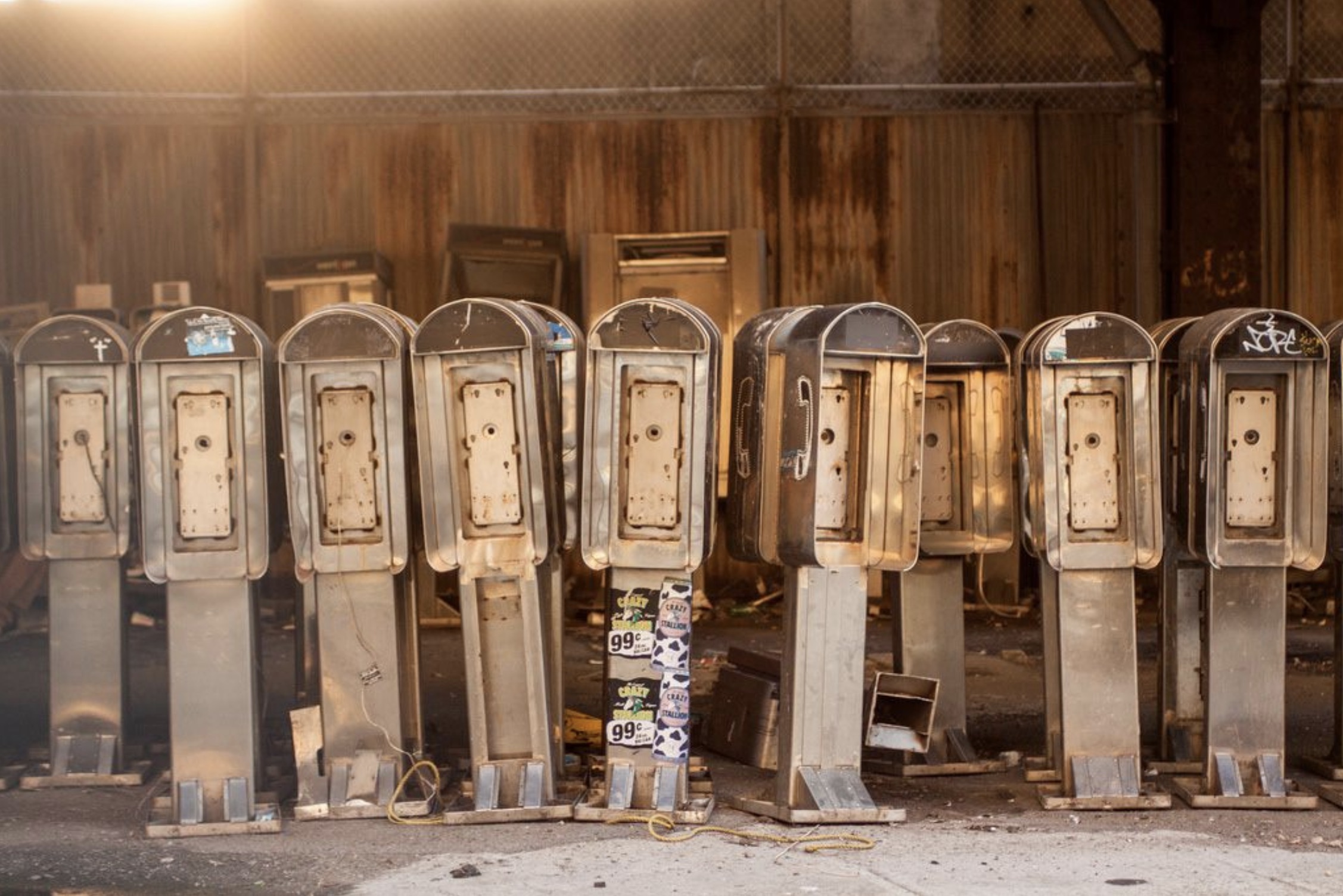 phone booth graveyard - 99 99